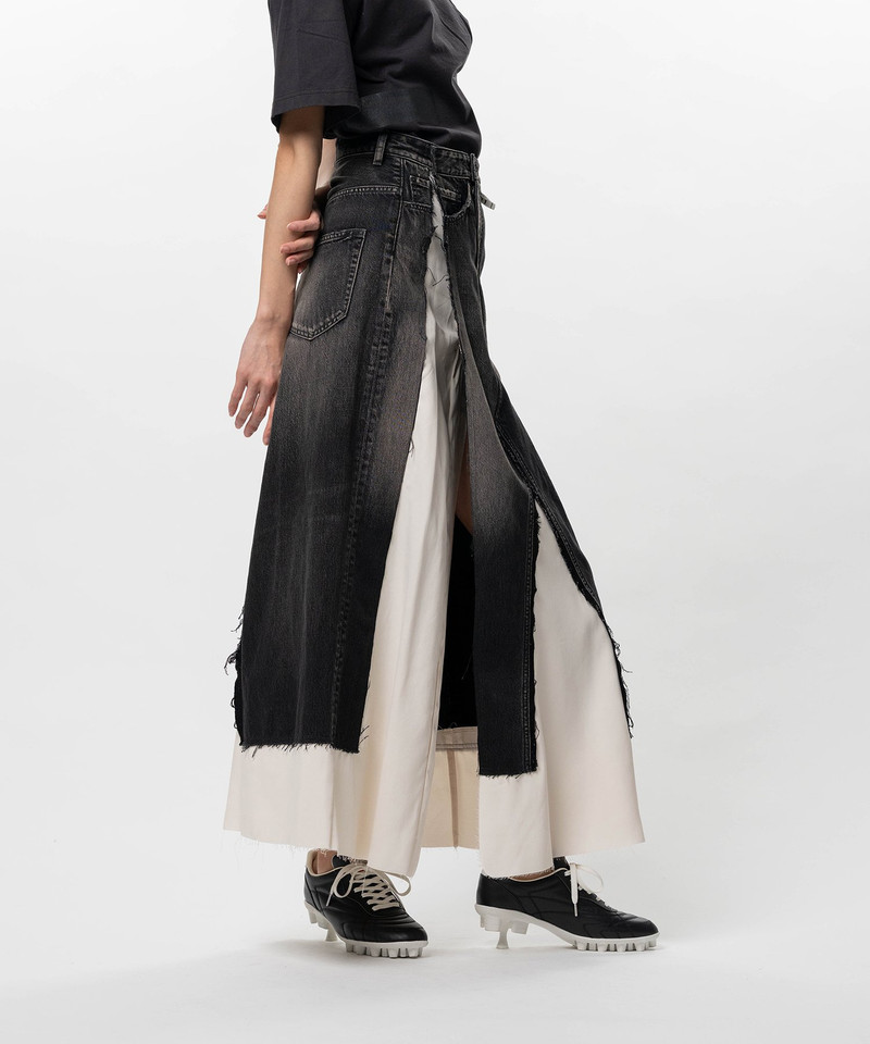 Denim Pants Combined Skirt 5