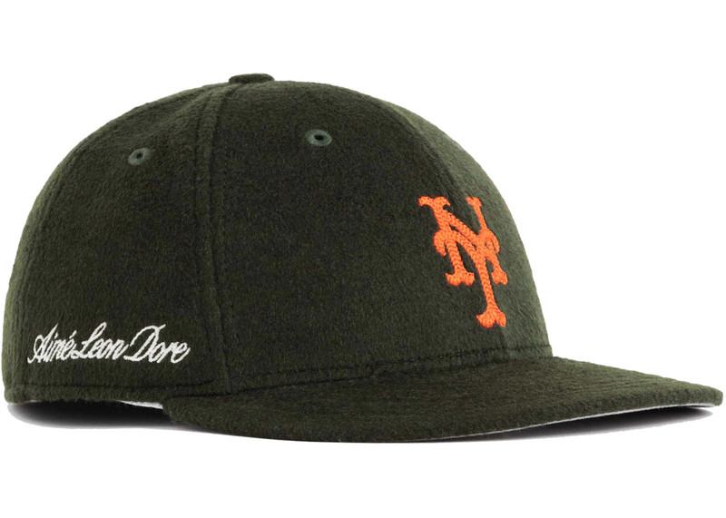 AIMÉ LEON DORE Aime Leon Dore x New Era Moleskin Mets Hat Green outlook