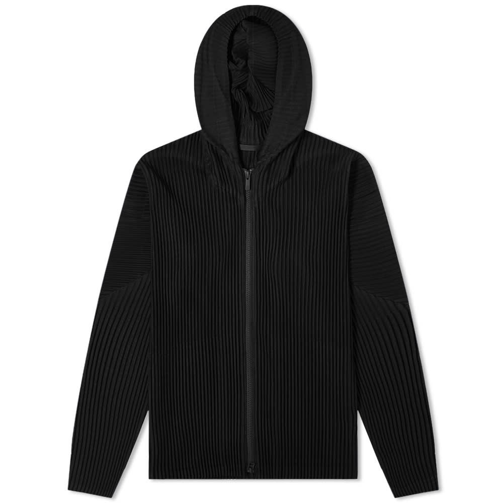 Homme Plissé Issey Miyake Pleated Zip Hoody - 1