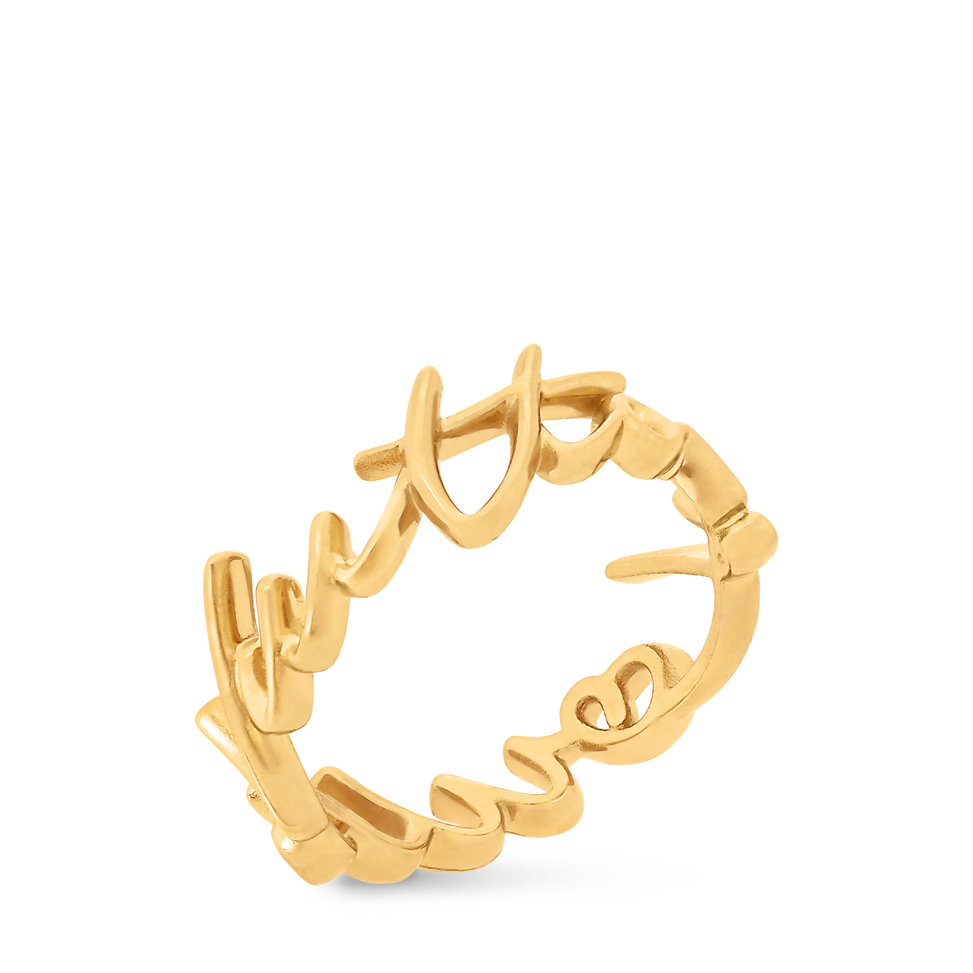 LV Script Ring - 2