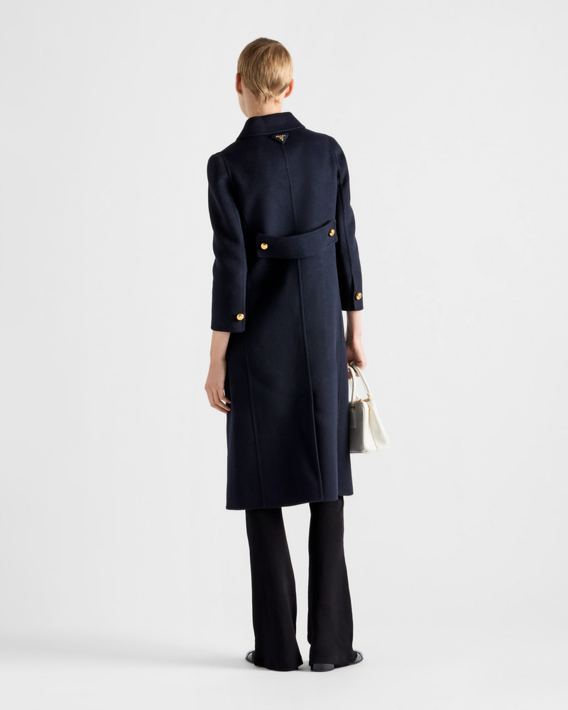 Double-breasted cashgora coat 5