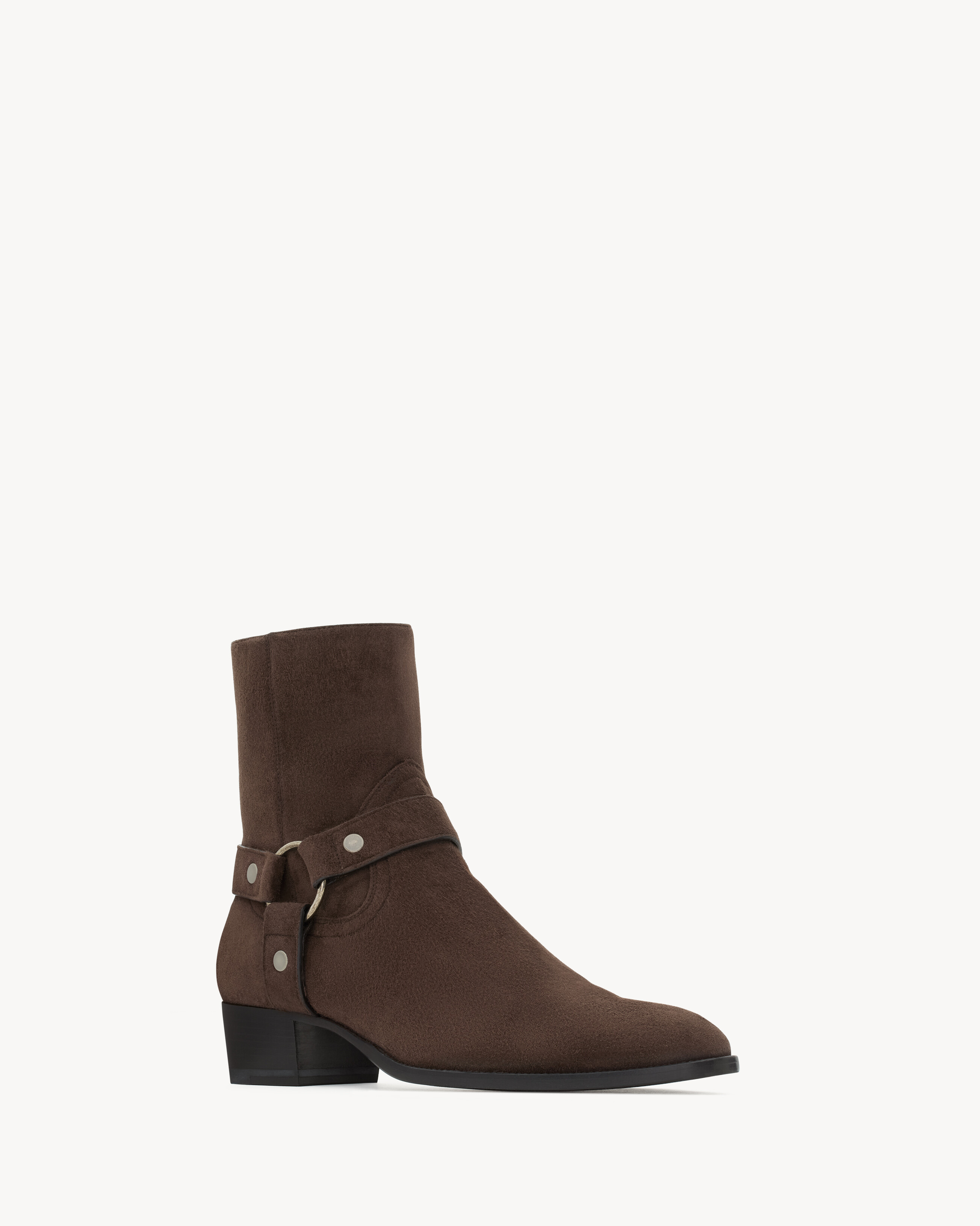WYATT HARNESS BOOTS IN SUEDE - 4