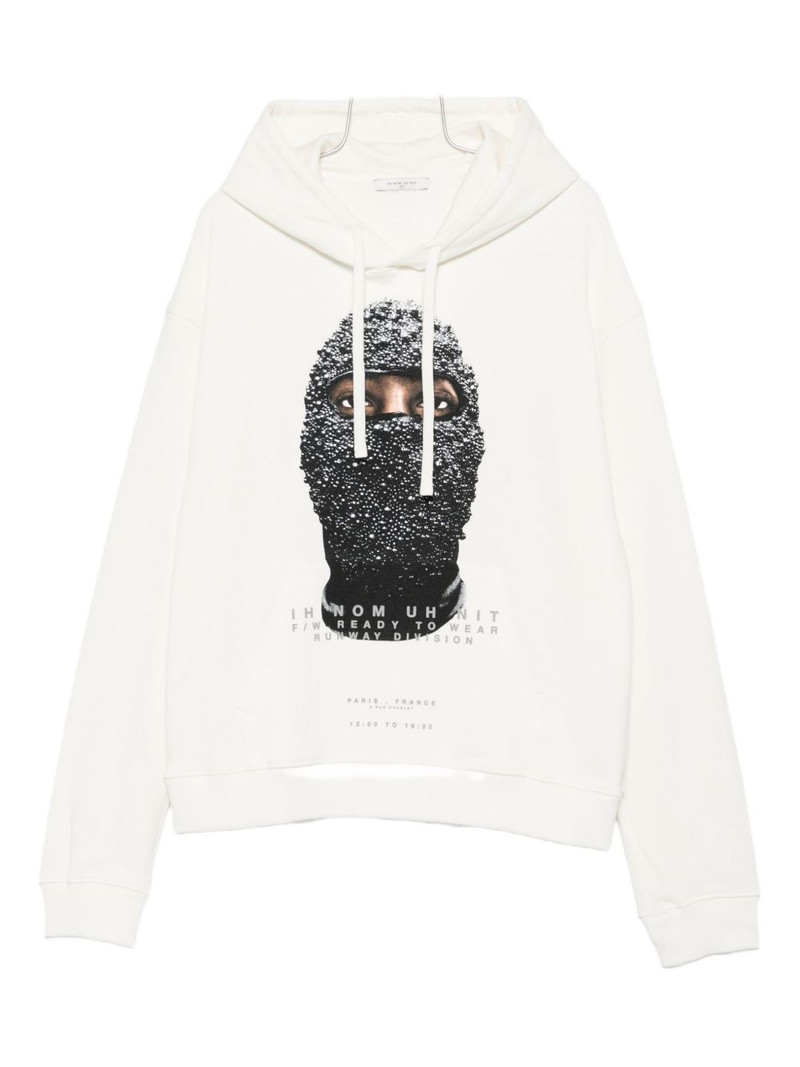 balaclava-print hoodie 1