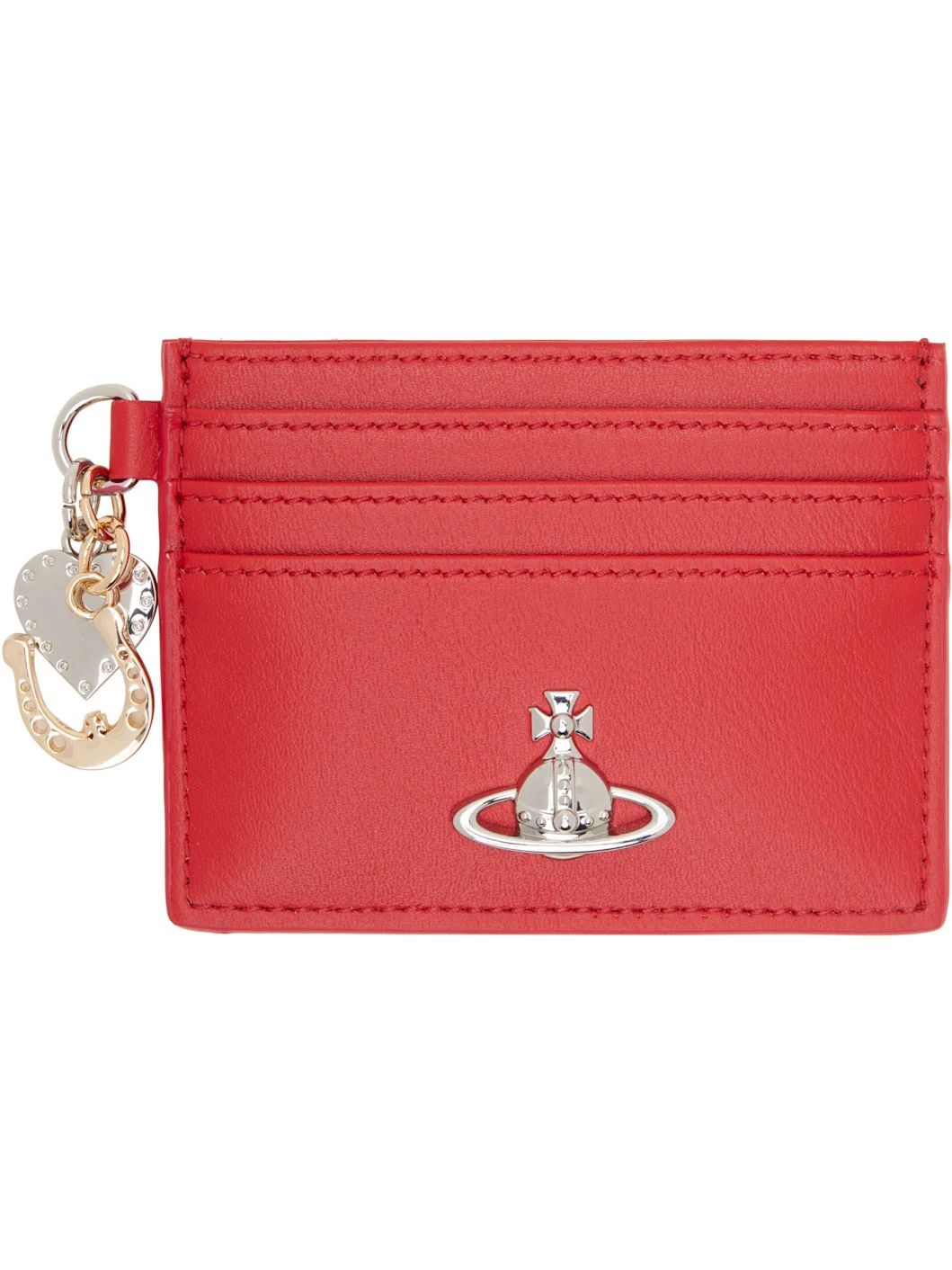 Red Charm Card Holder - 1