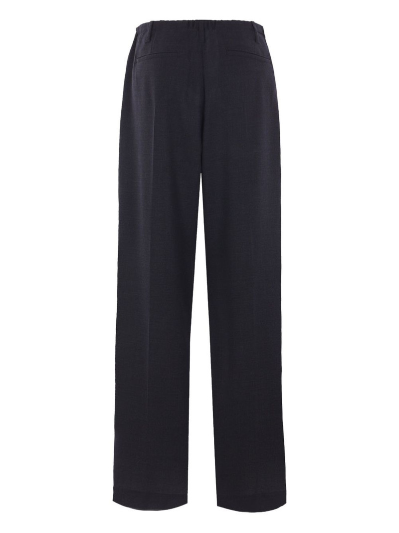 Brunello Cucinelli pleat-detail wool trousers outlook
