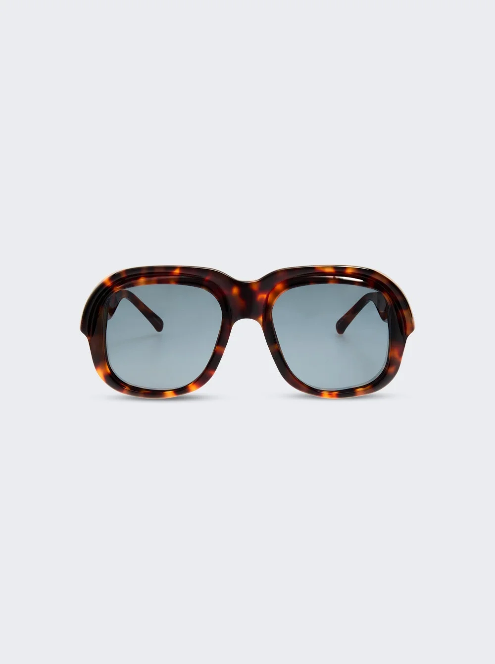 X Dries Van Noten Oversized Sunglasses Tortoiseshell - 1