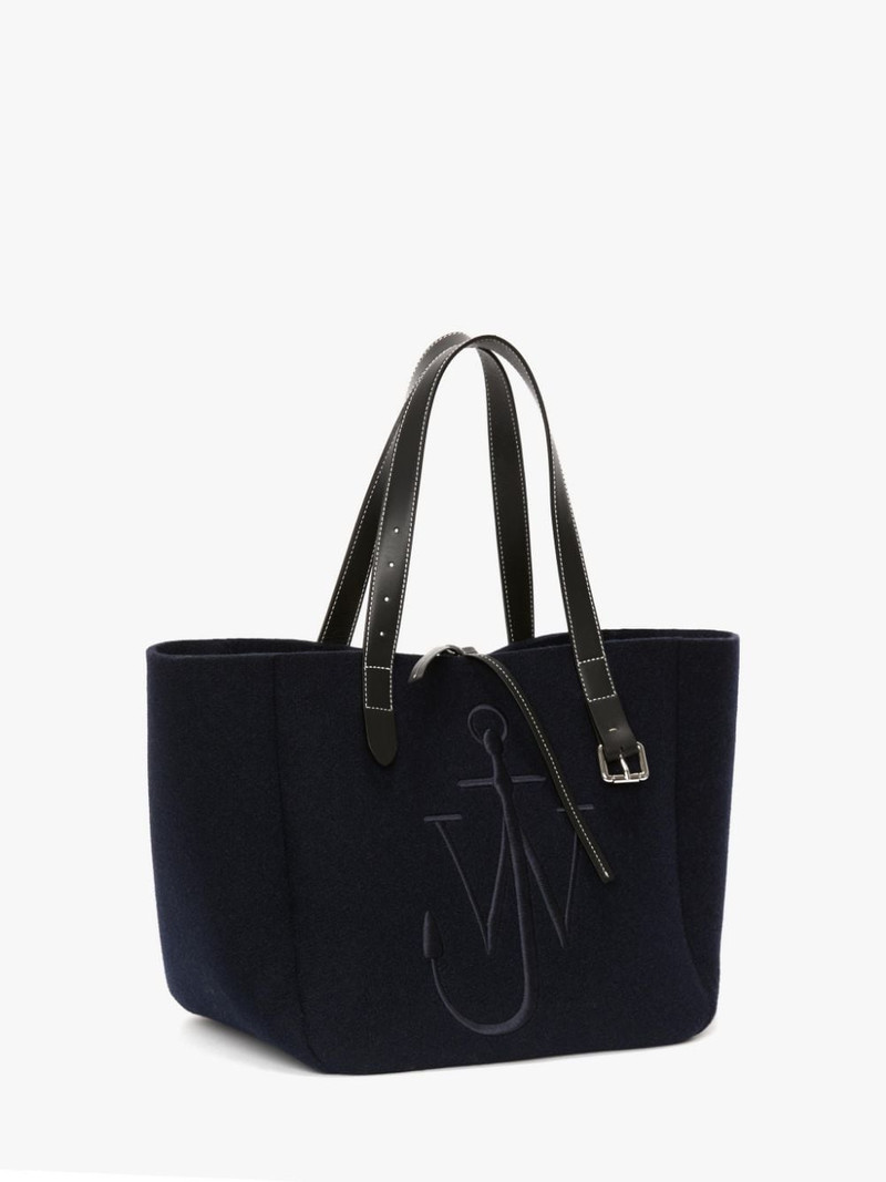 JW Anderson Belt felted tote bag outlook