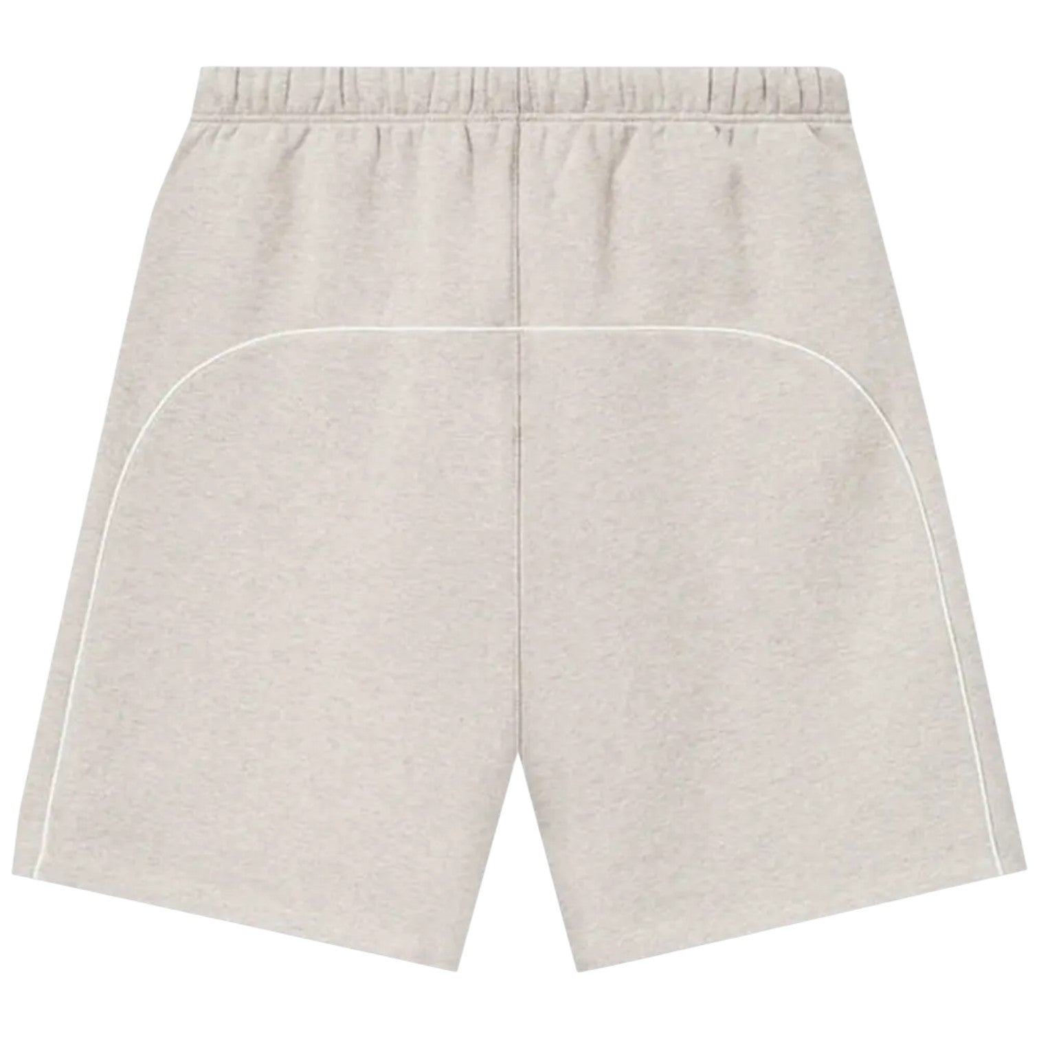 Fear of God Essentials Relaxed Fleece Sweatshort With Piping 'Heather Stone Cloud White' 160SP254552 - 2