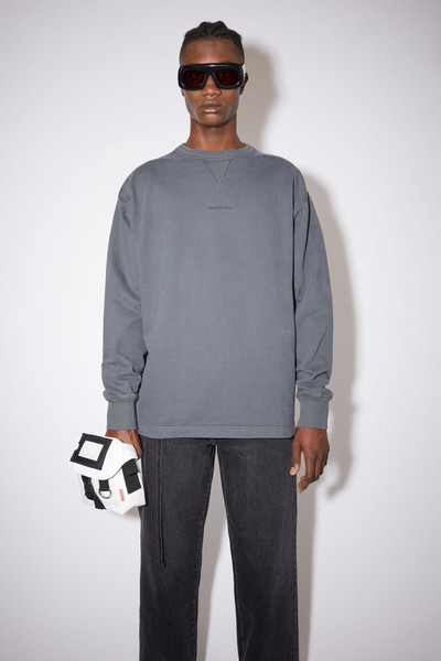 Acne Studios Logo sweatshirt - Slate grey outlook