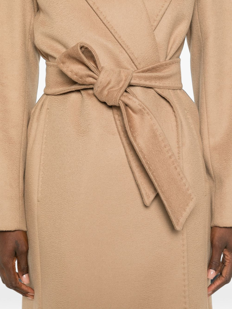 belted shawl-collar coat 5
