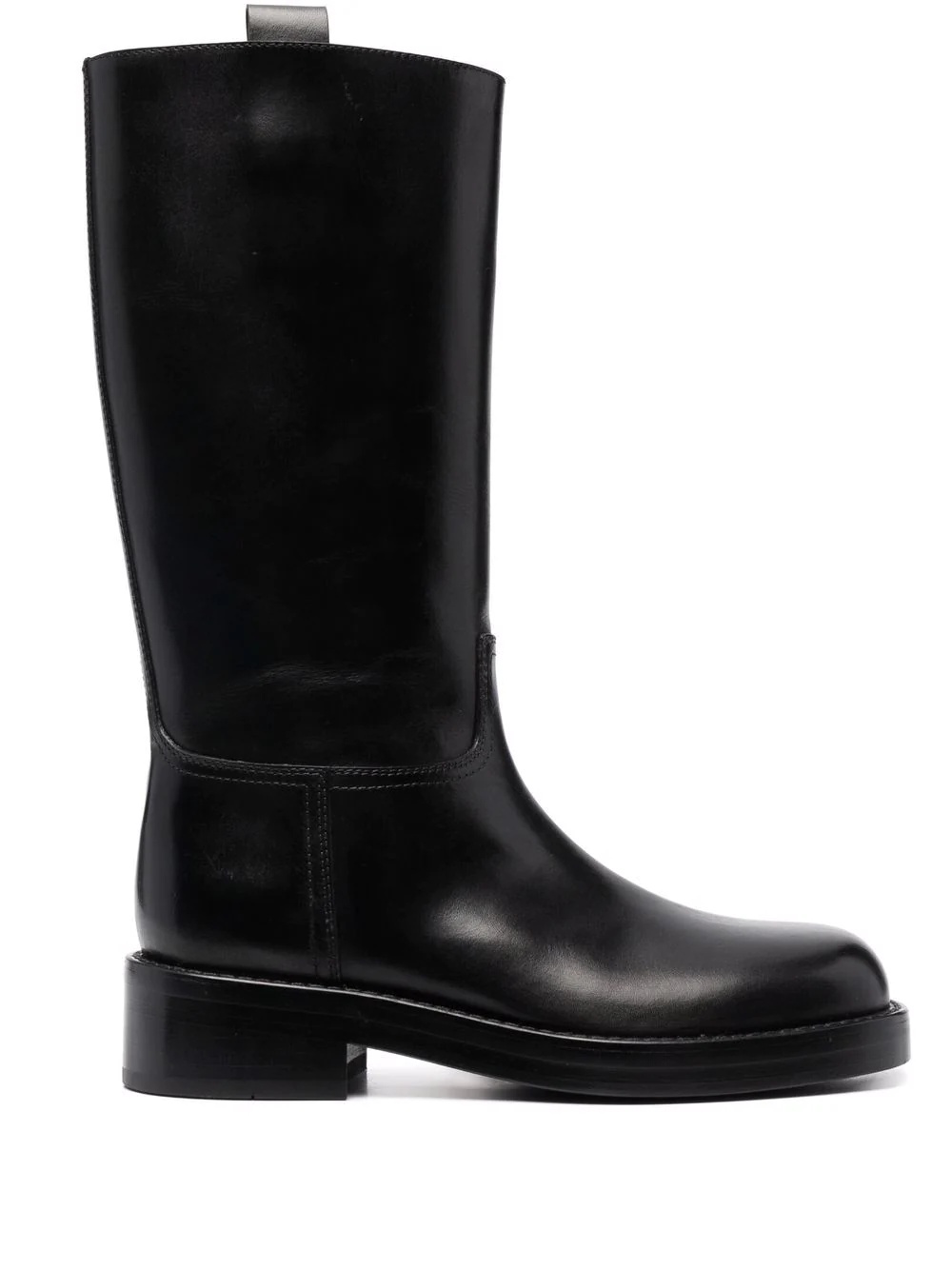 square-toe mid-calf boots - 1