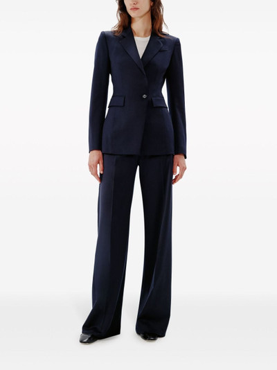 Another Tomorrow wide-leg tailored trousers outlook