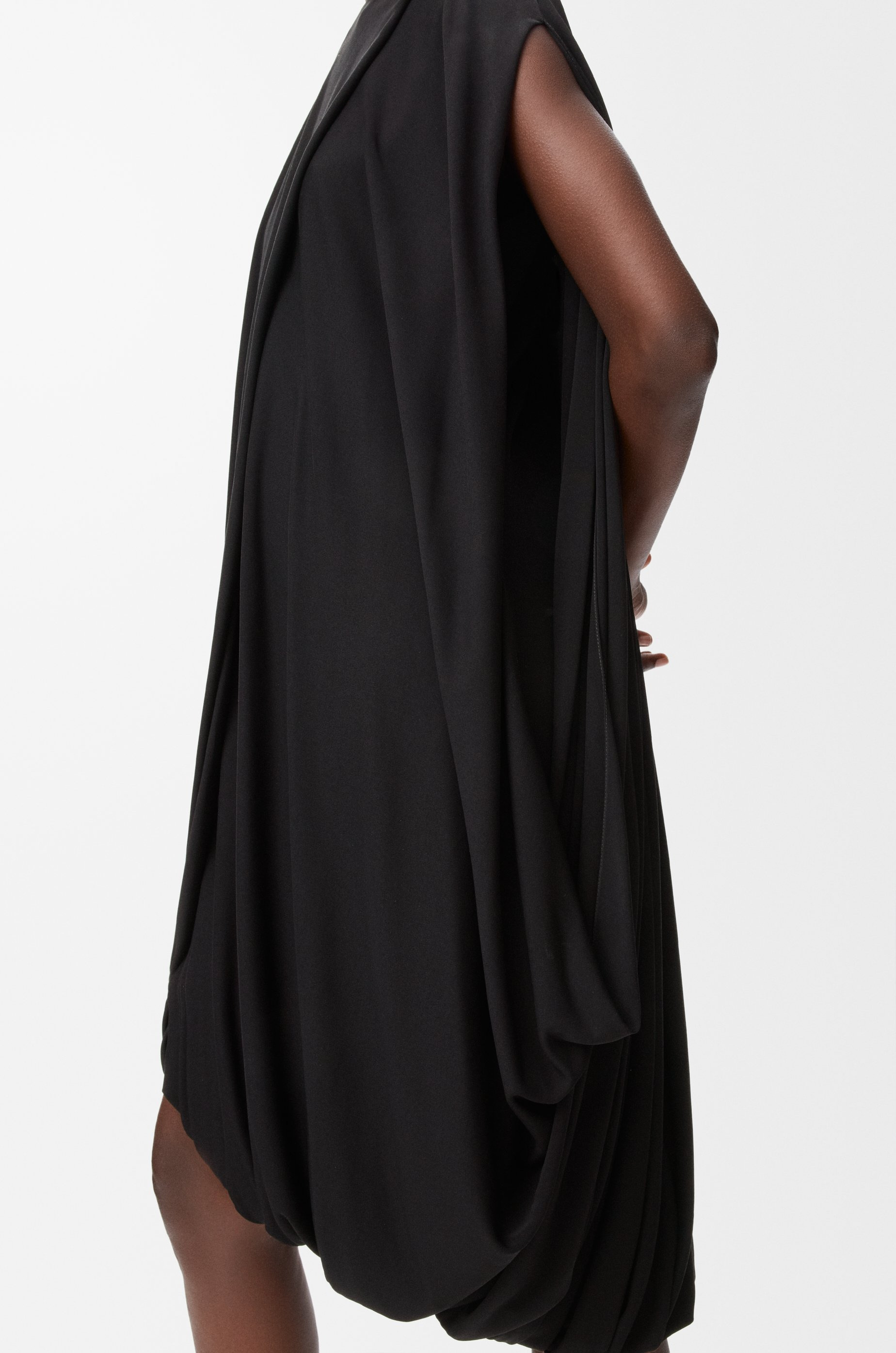 Draped dress in viscose - 4