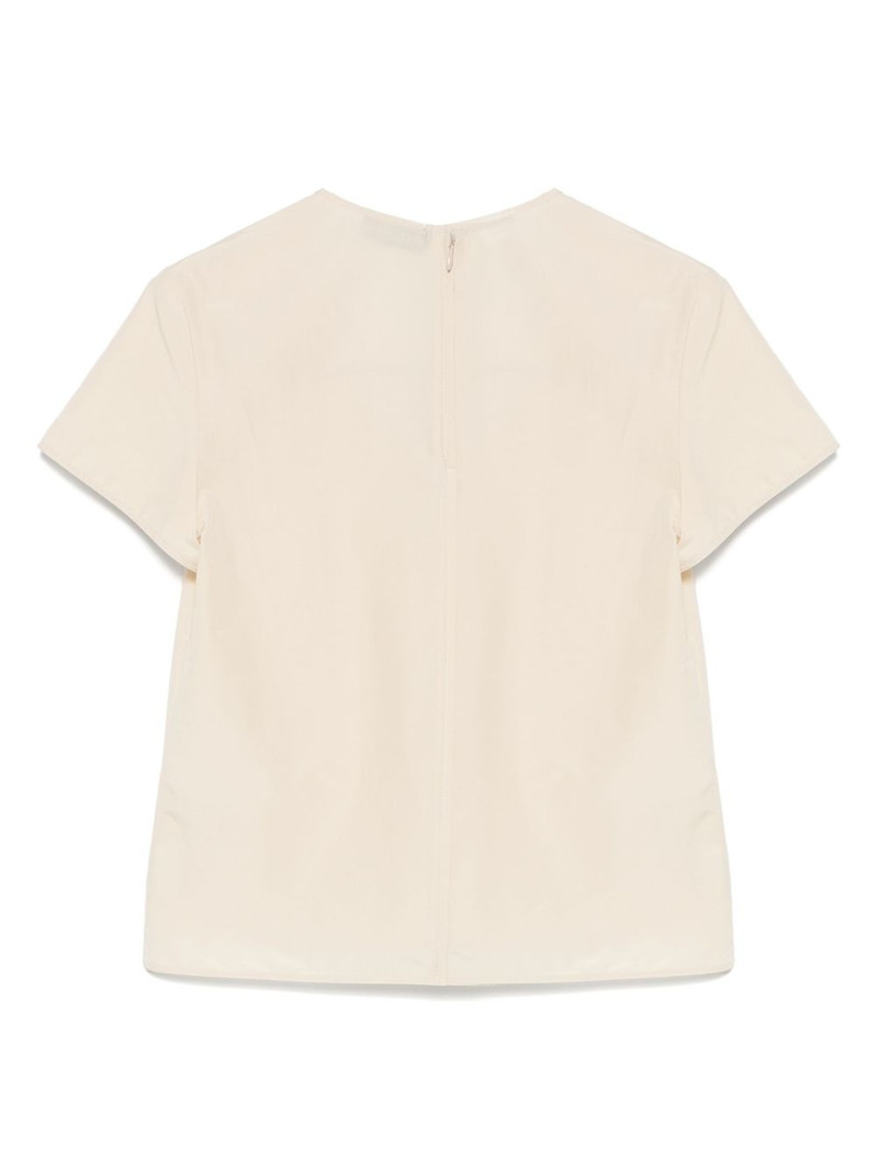 LOW CLASSIC U-neck blouse outlook