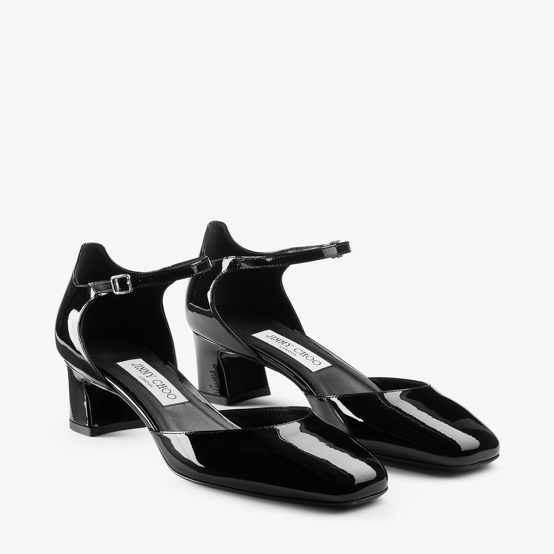 Pixie Block Heel 45
Black Patent Leather Pumps - 3