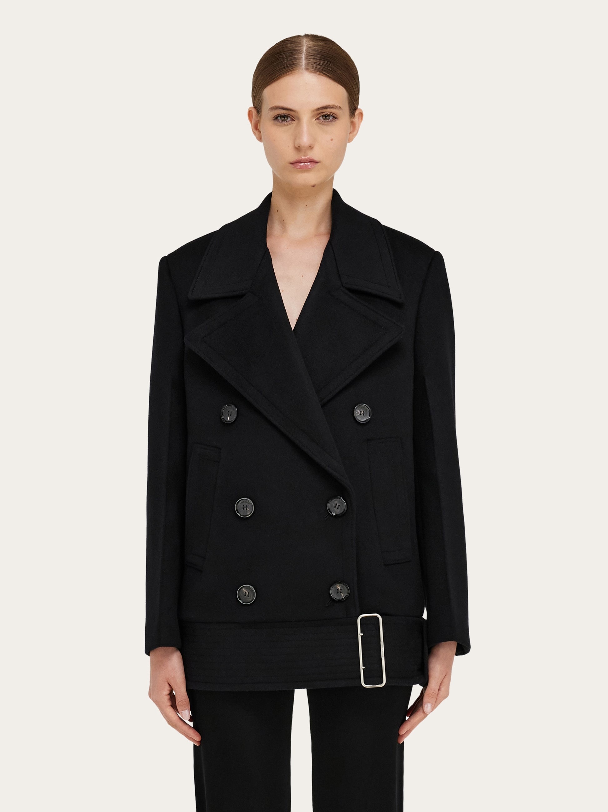 Wool and cashmere peacoat - 2