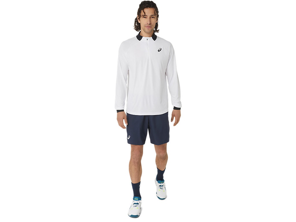 MEN'S COURT LONG SLEEVE 1/2 ZIP TOP - 7