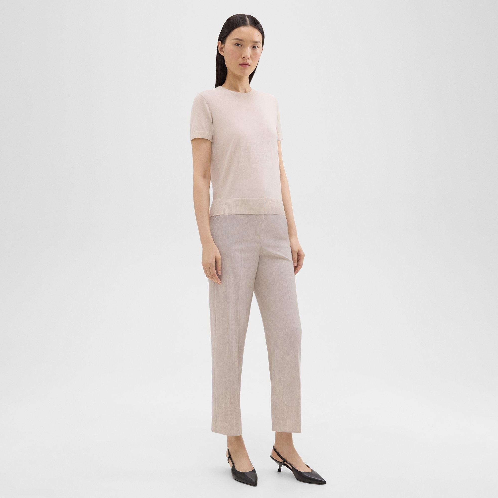 High-Waist Straight-Leg Pant in Good Wool - 3