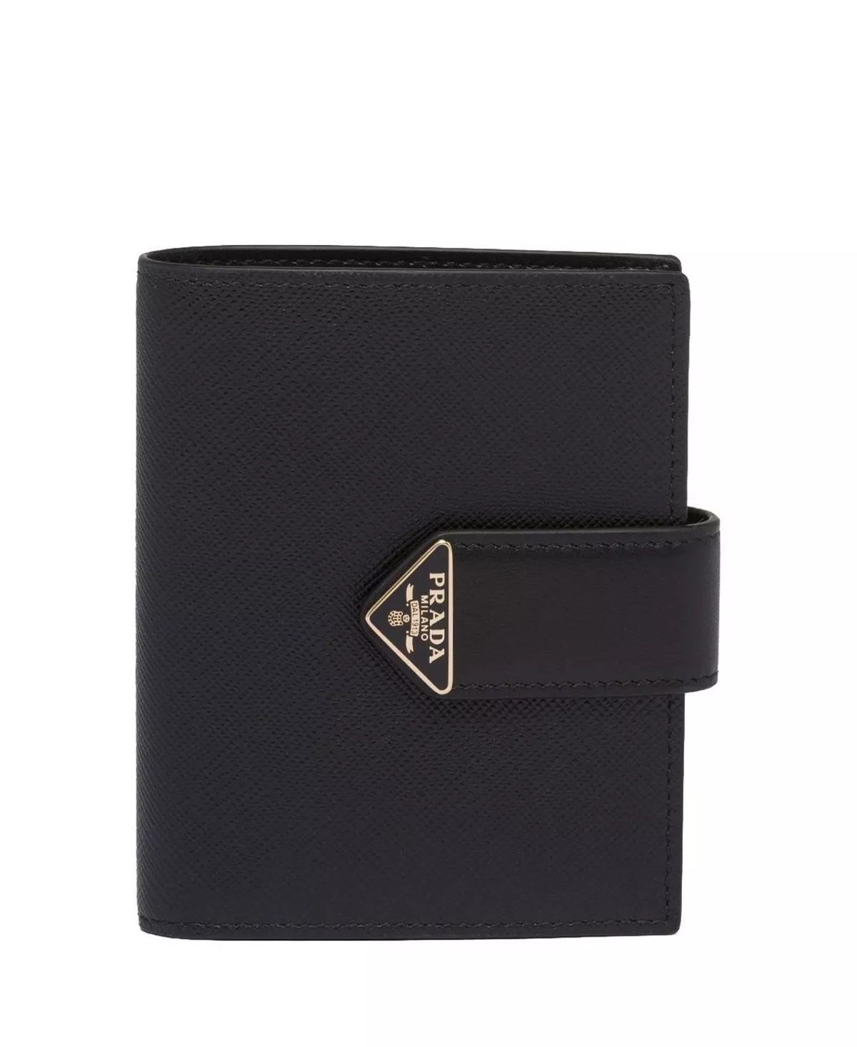 Small Saffiano and Smooth Leather Wallet - 3