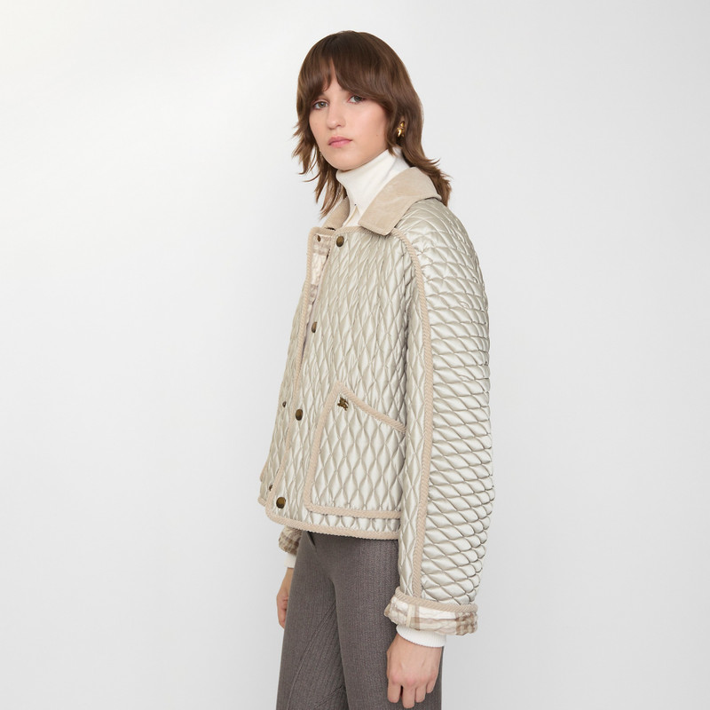 Cropped Quilted Nylon Floriston Jacket 3
