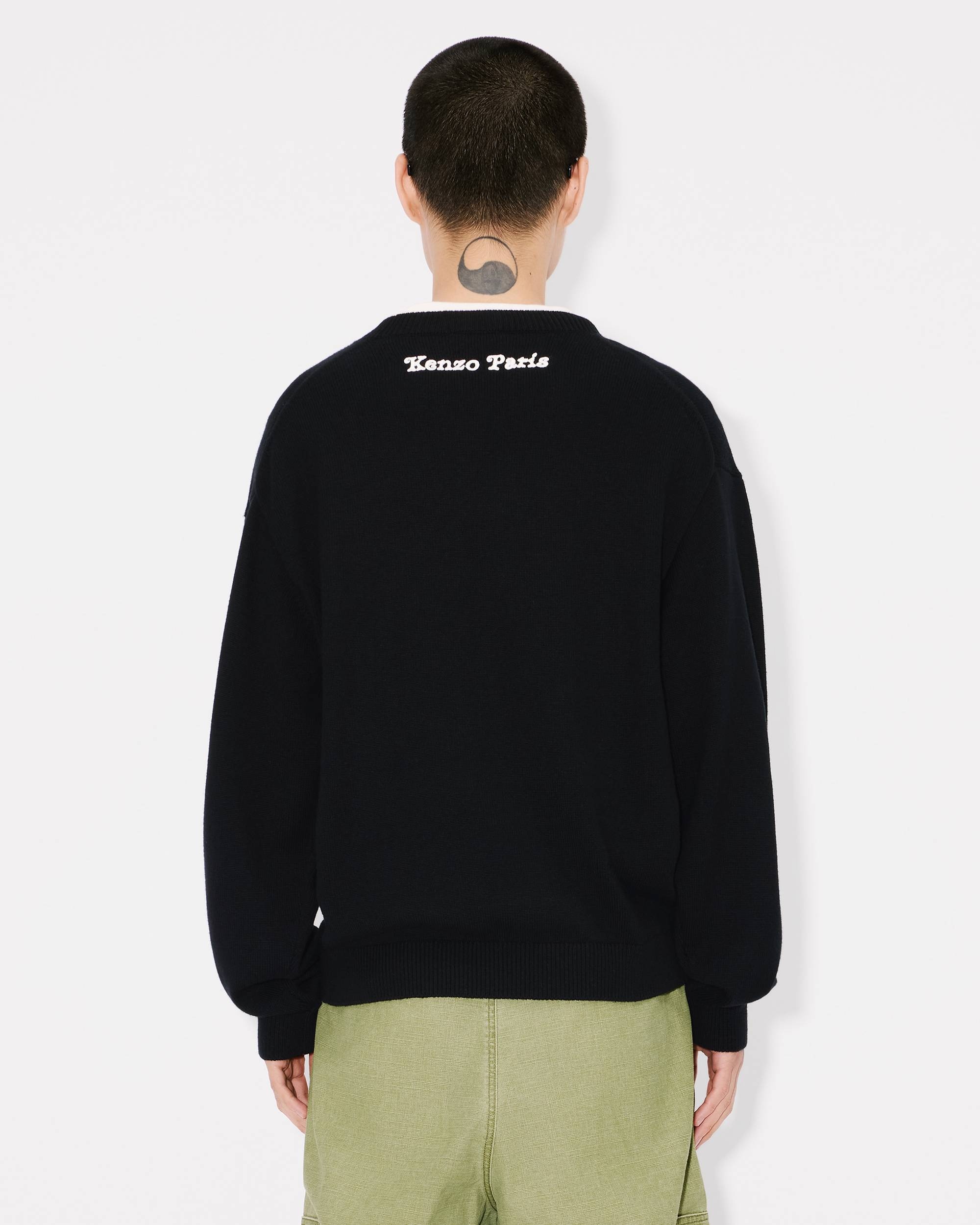 'KENZO VERDY MARKET' genderless embroidered jumper in wool and cotton - 9
