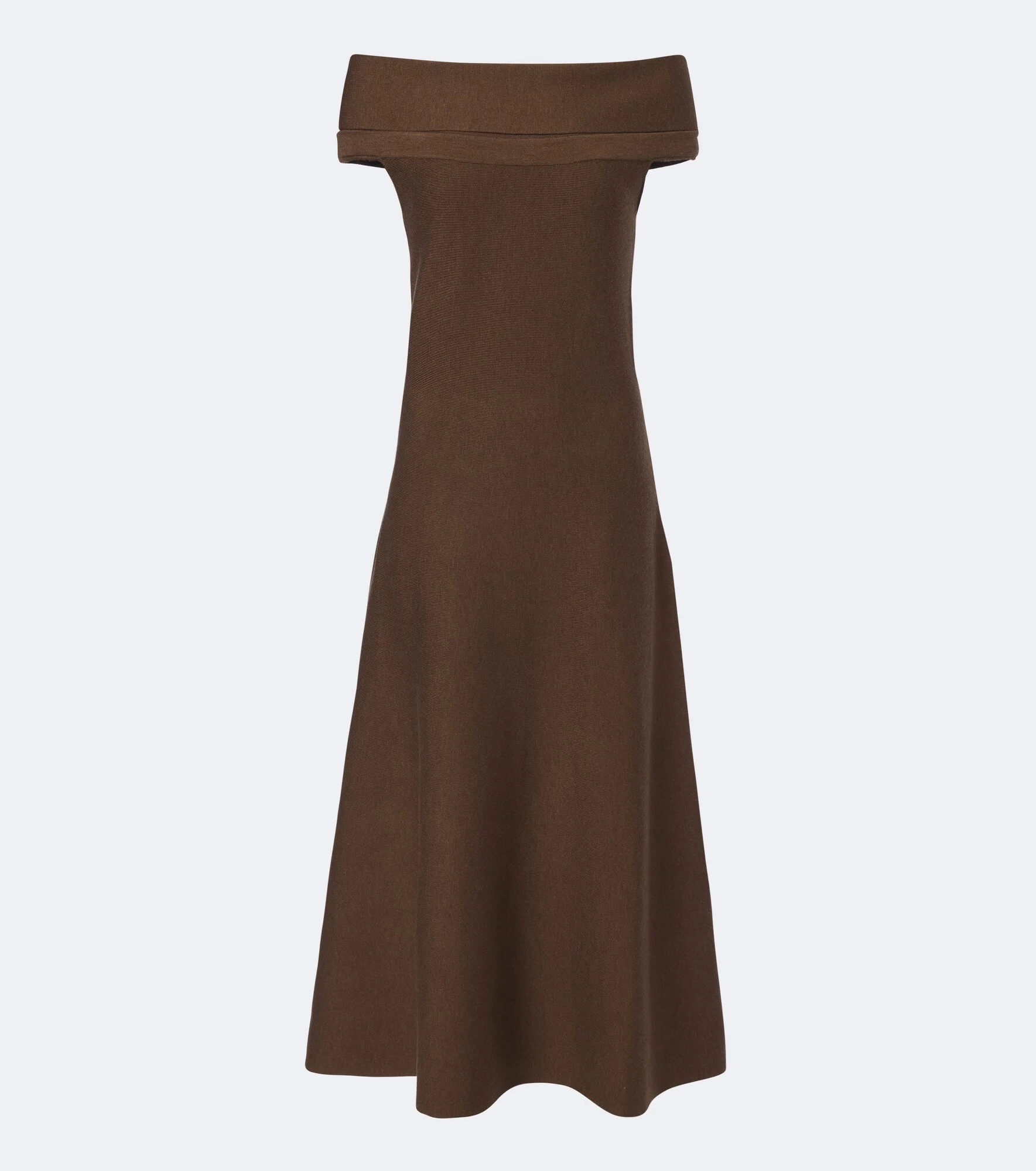 Camilla off-shoulder wool midi dress - 1