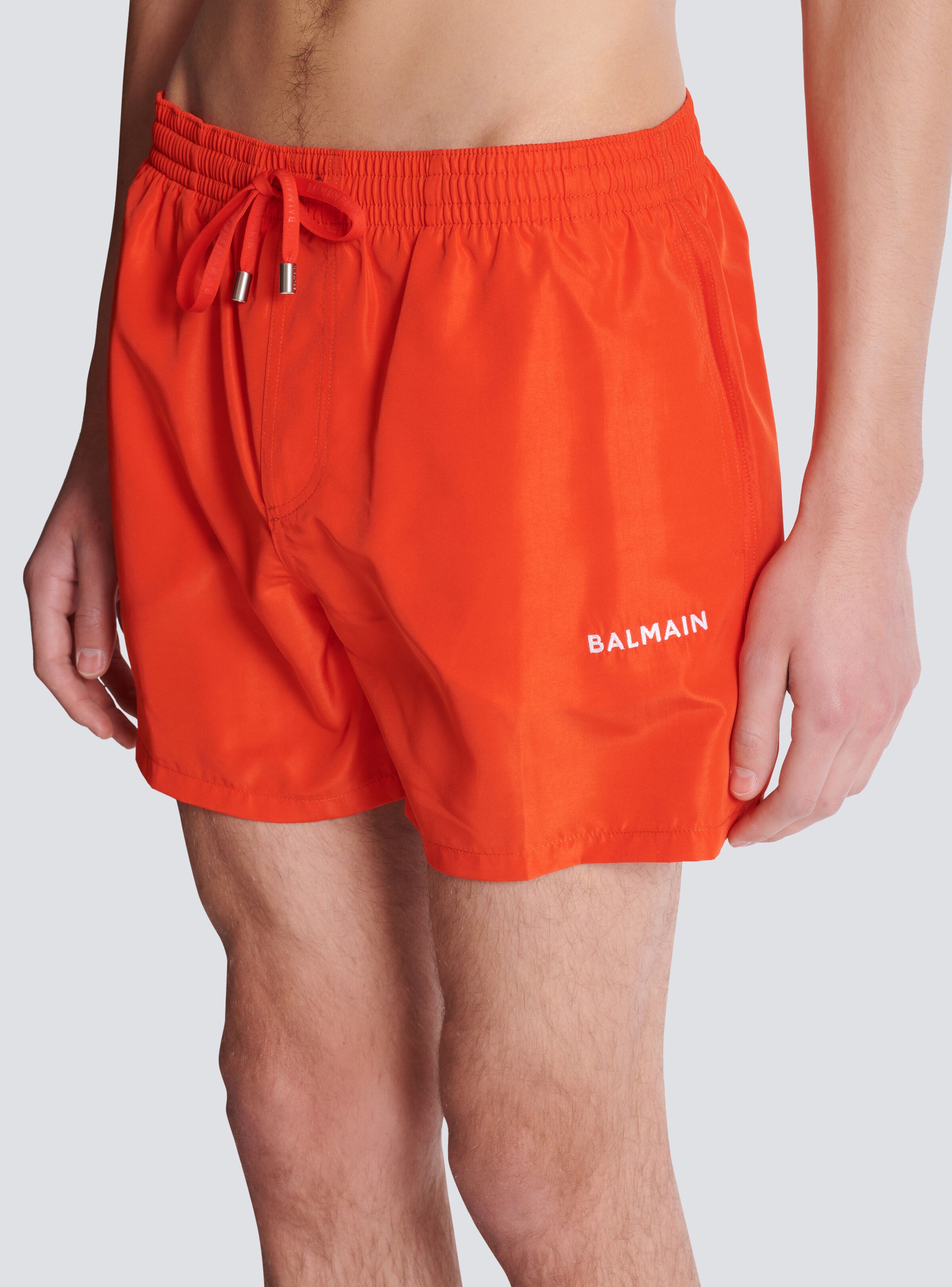 Balmain logo swim shorts - 6