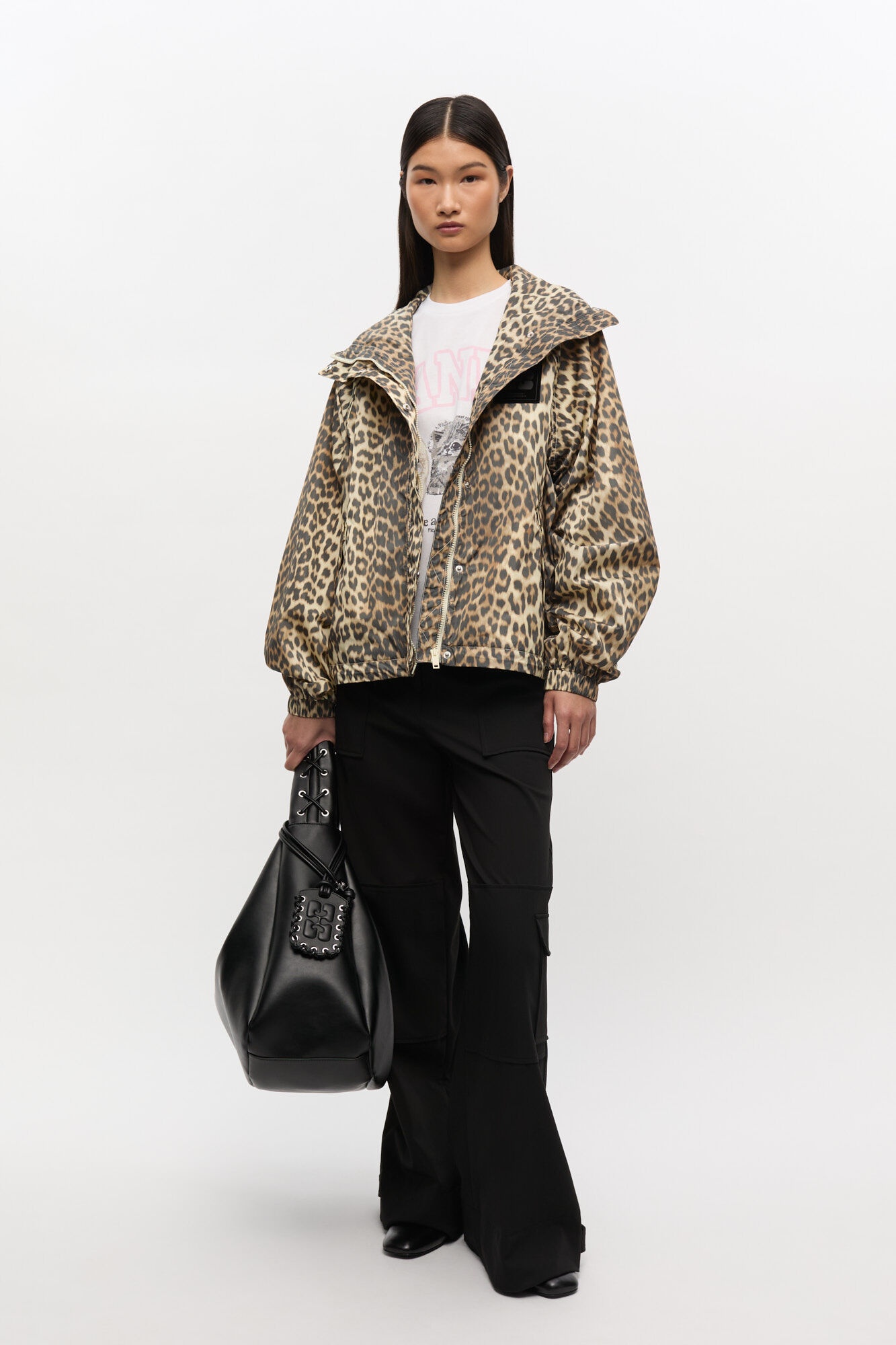 LEOPARD PRINT NYLON JACKET - 3