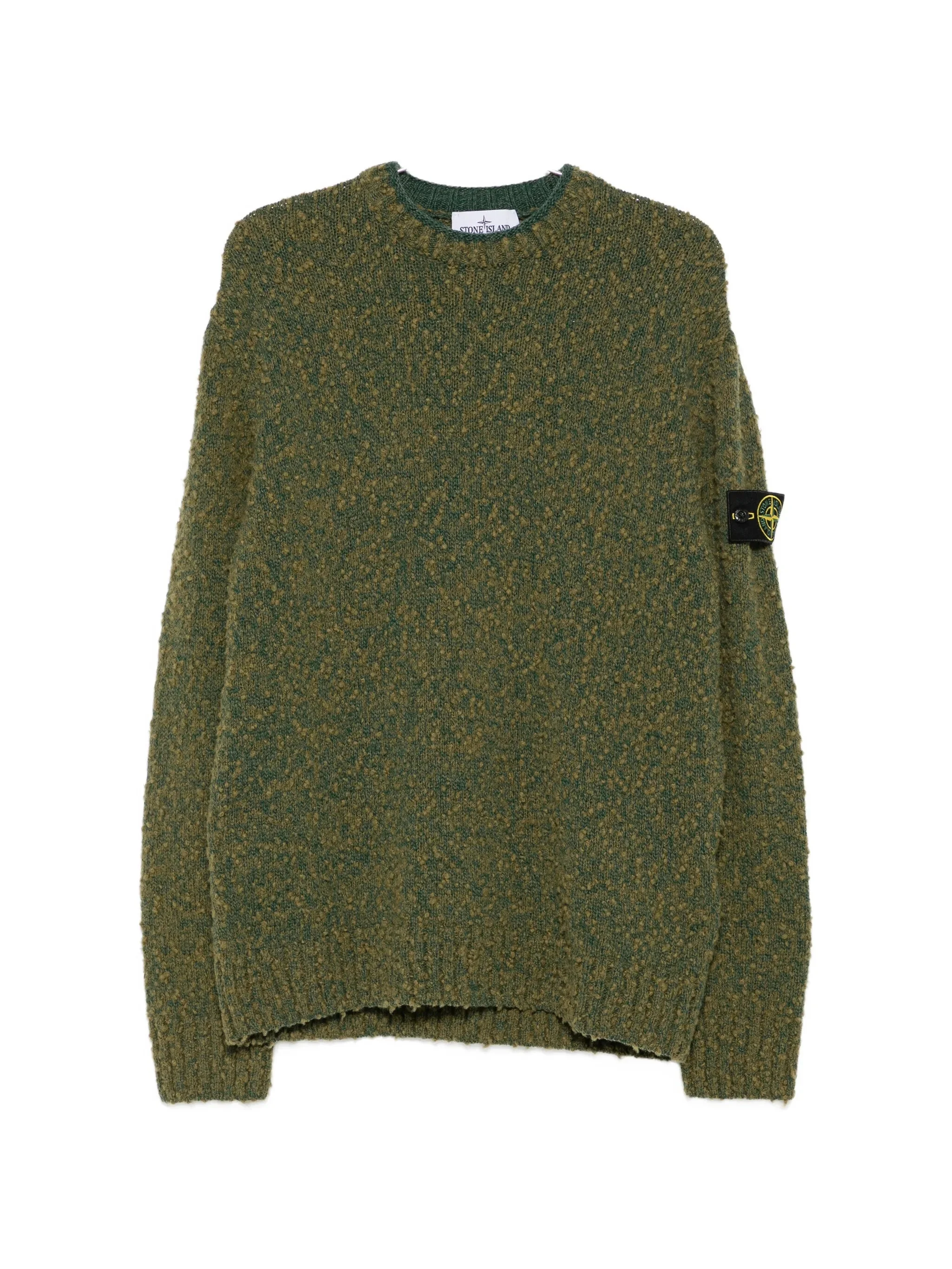 Stone Island Long-sleeve Logo-patch Sweater - 1
