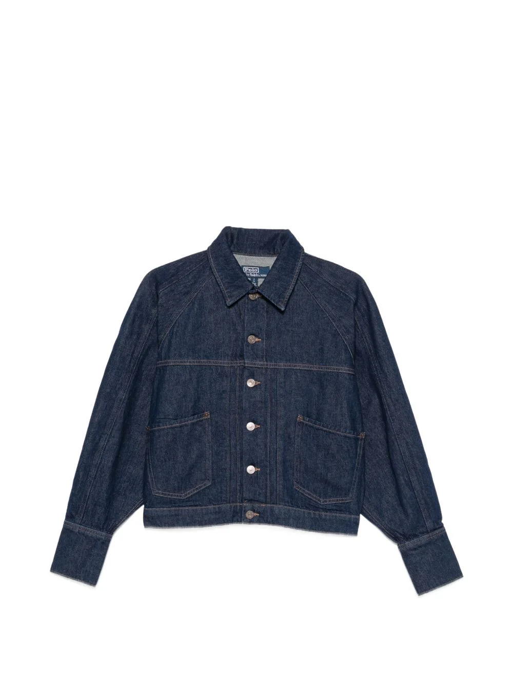 button-up denim jacket - 1
