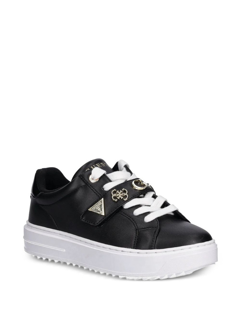GUESS USA logo-plaque strap sneakers outlook