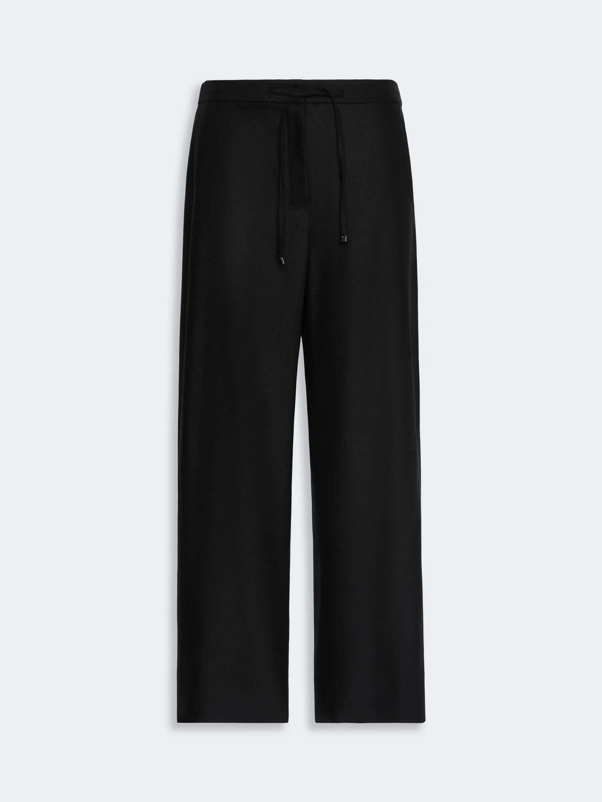 FLORIA Stretch wool joggers - BLACK - 1
