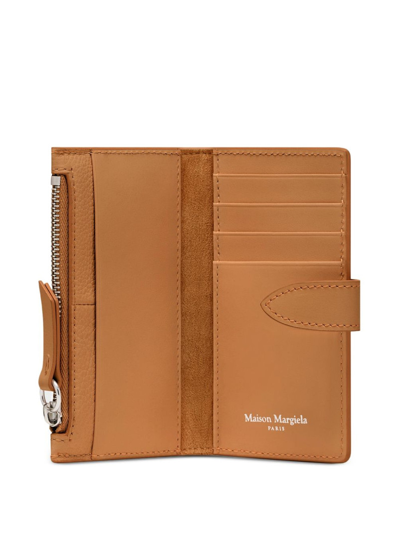 Maison Margiela zipped calfskin leather card holder outlook