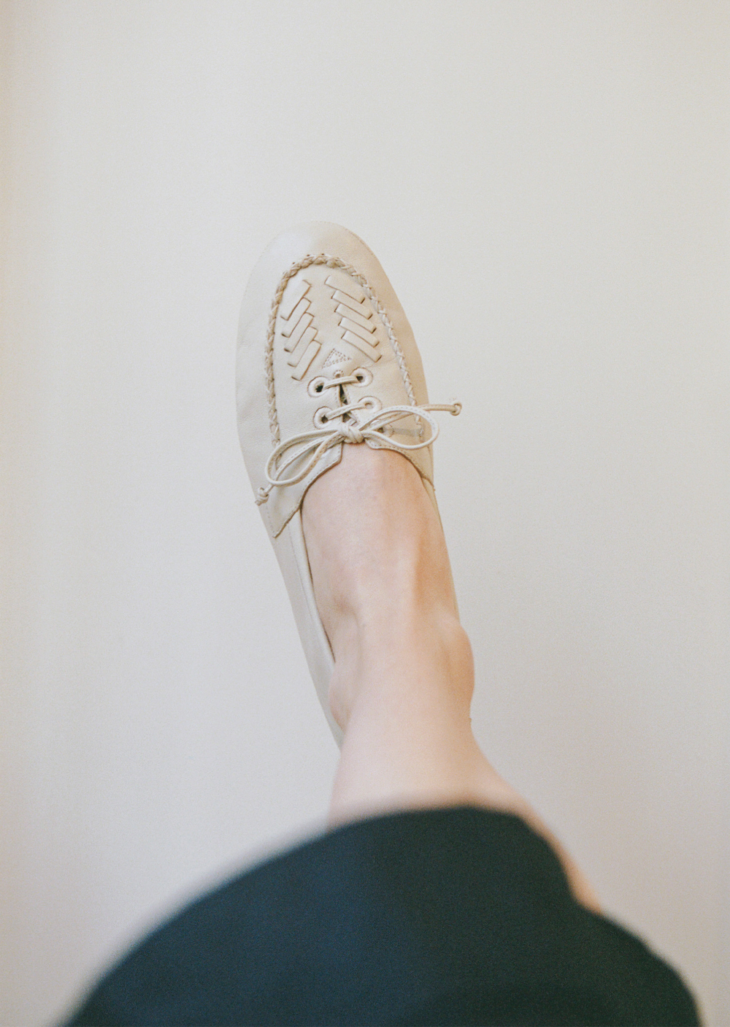 Embroidered Leather Driver Moccasin - 6