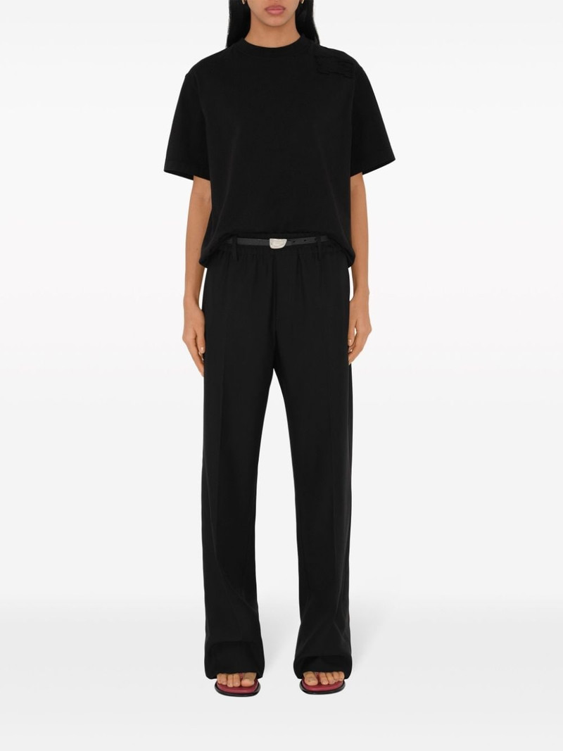 Burberry straight-leg wool trousers outlook