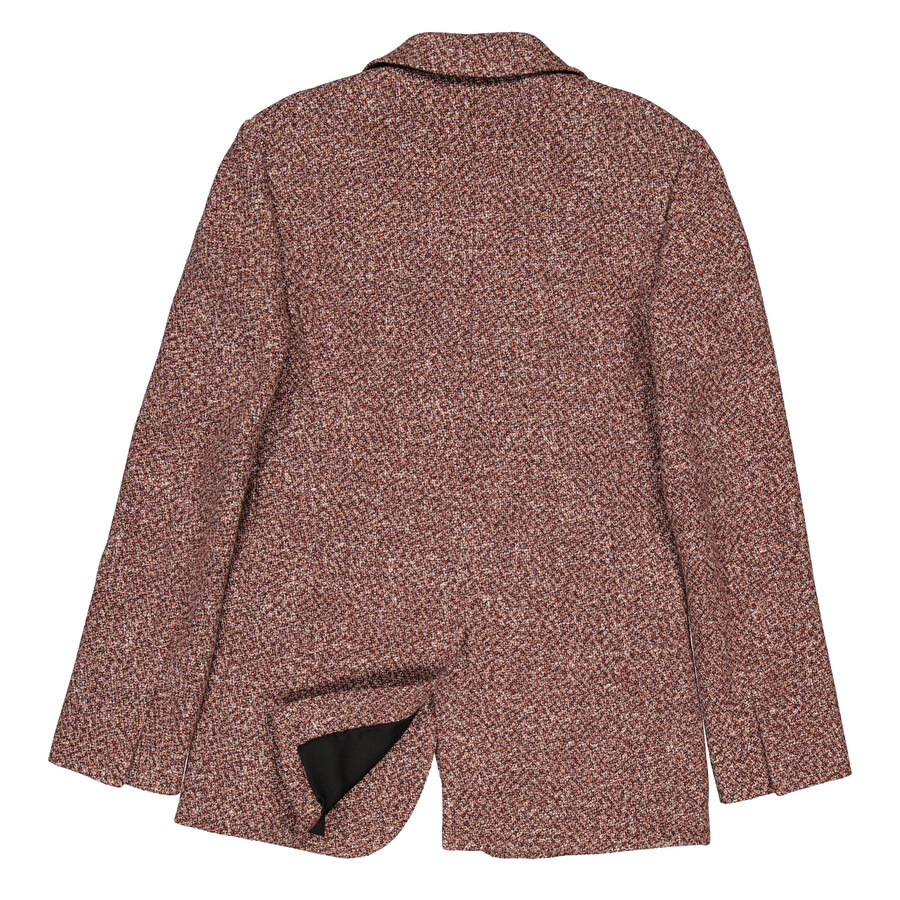 Chloe Ladies Tweed Knit Tailored Blazer Jacket - 2