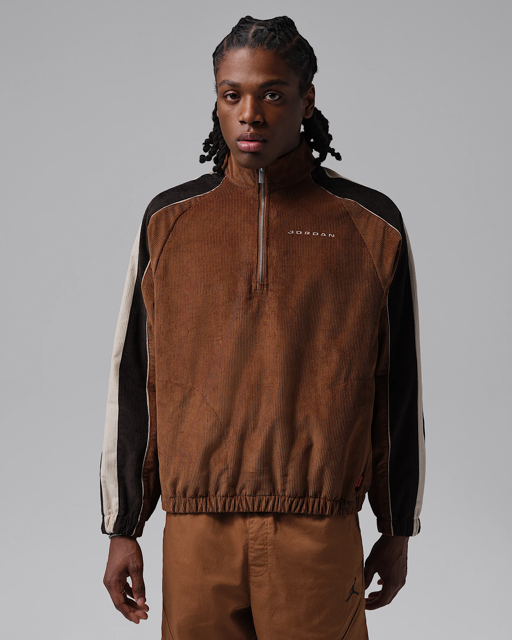 Jordan Flight Men's Corduroy 1/2-Zip Top - 1