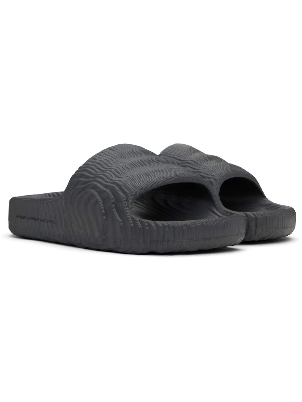 Gray Adilette 22 Pool Slides - 4