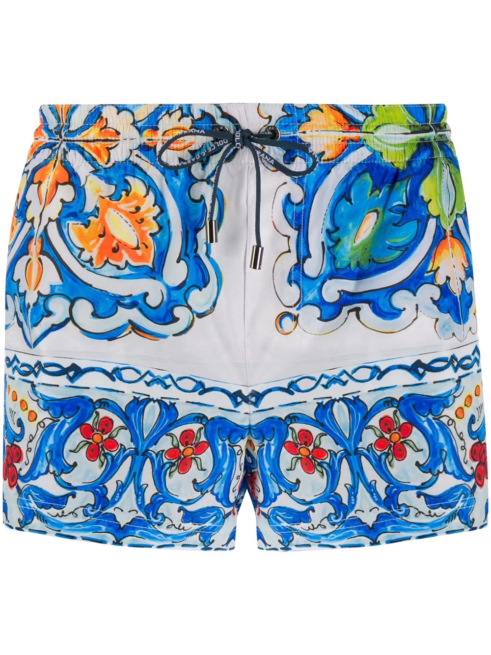 patterned swim shorts - 1