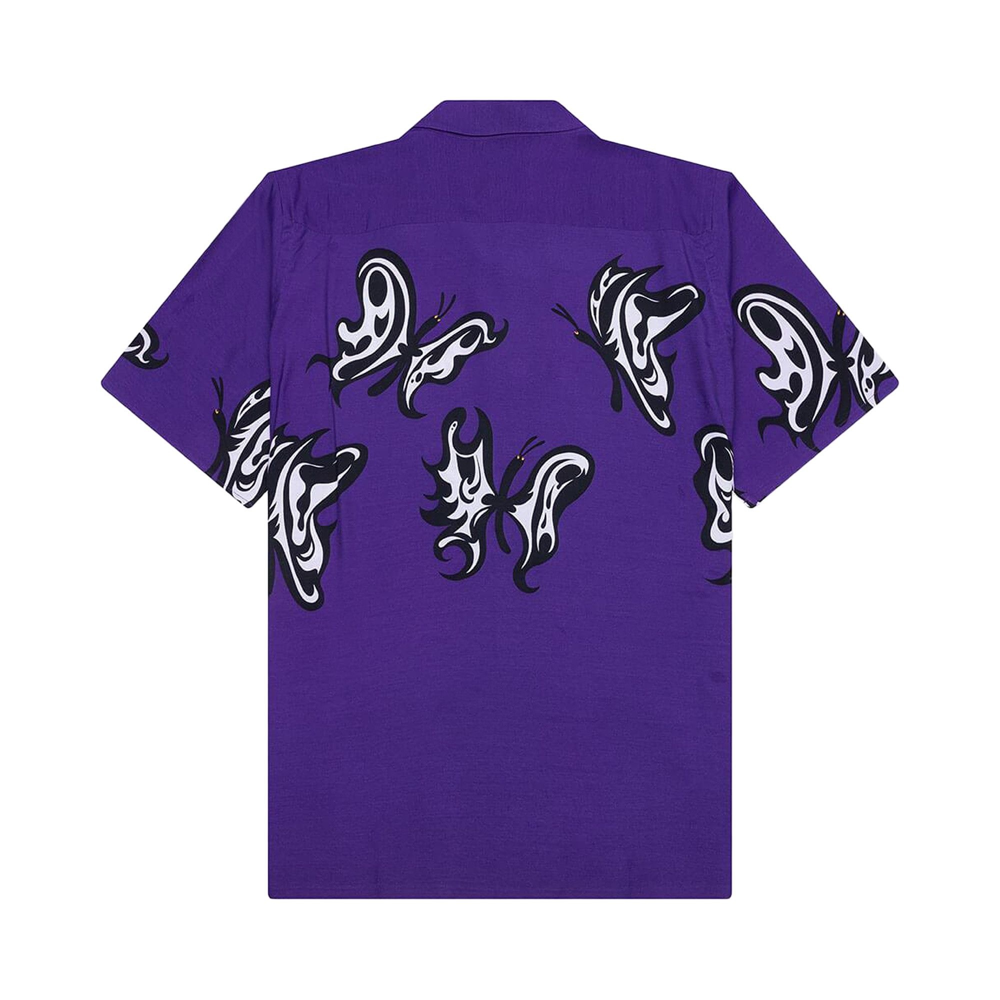 Needles x Kae Tanaka Papillon Short-Sleeve One Up Shirt 'Purple' - 2
