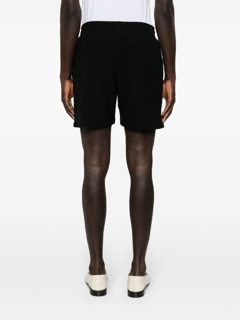 monogram-pattern track shorts 4