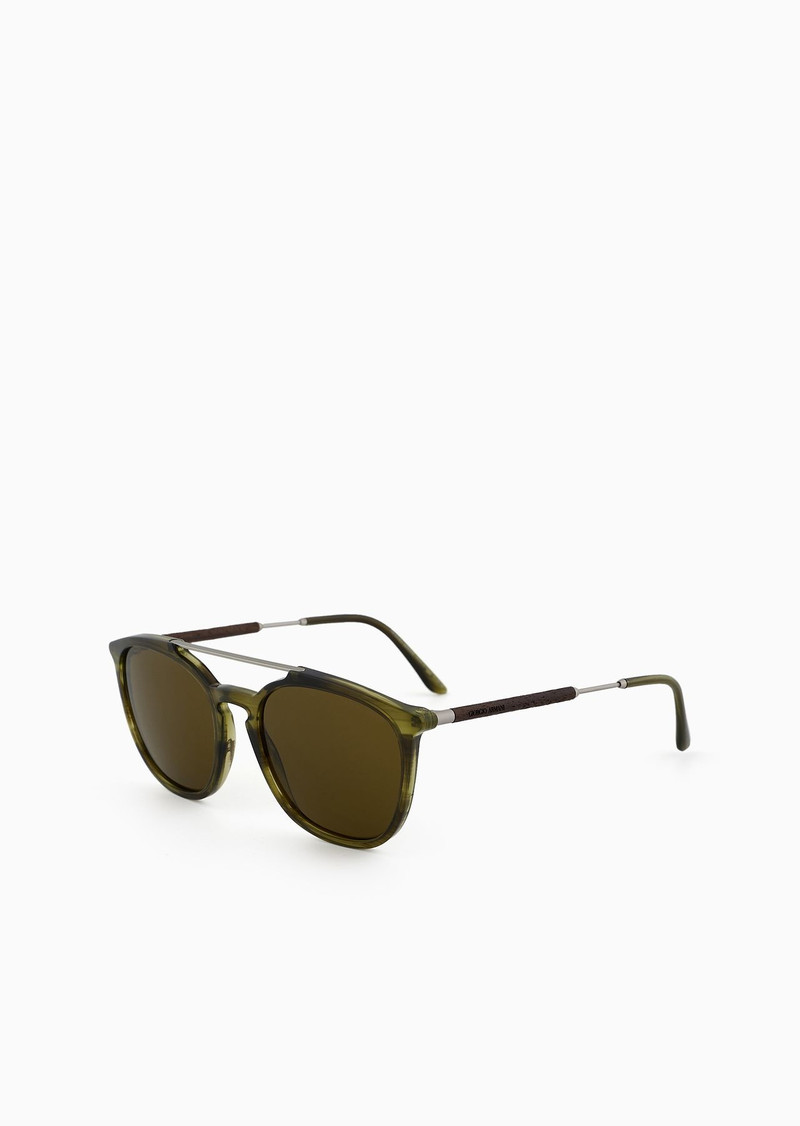 GIORGIO ARMANI Men’s square sunglasses outlook