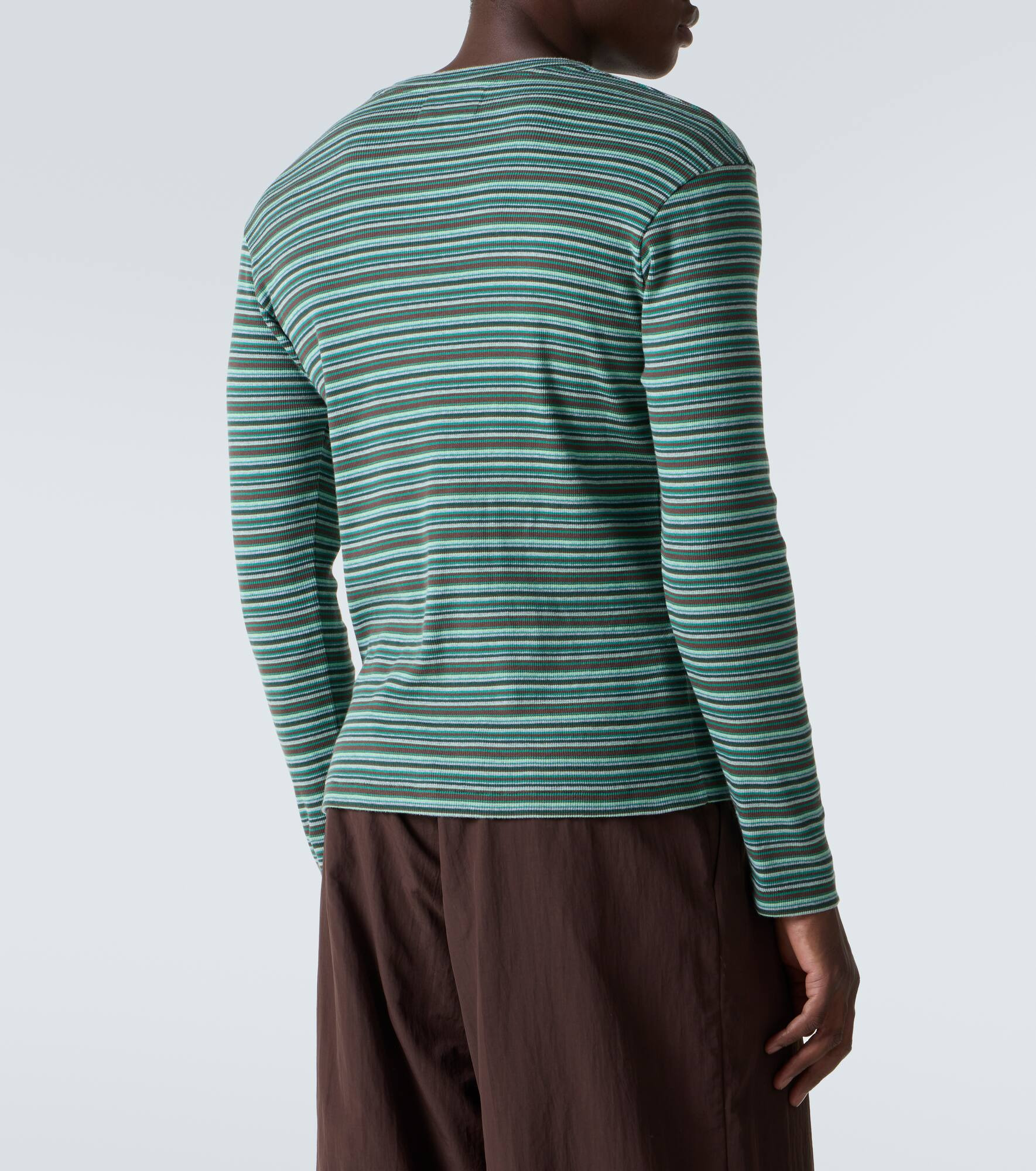 Striped cotton jersey T-shirt - 4