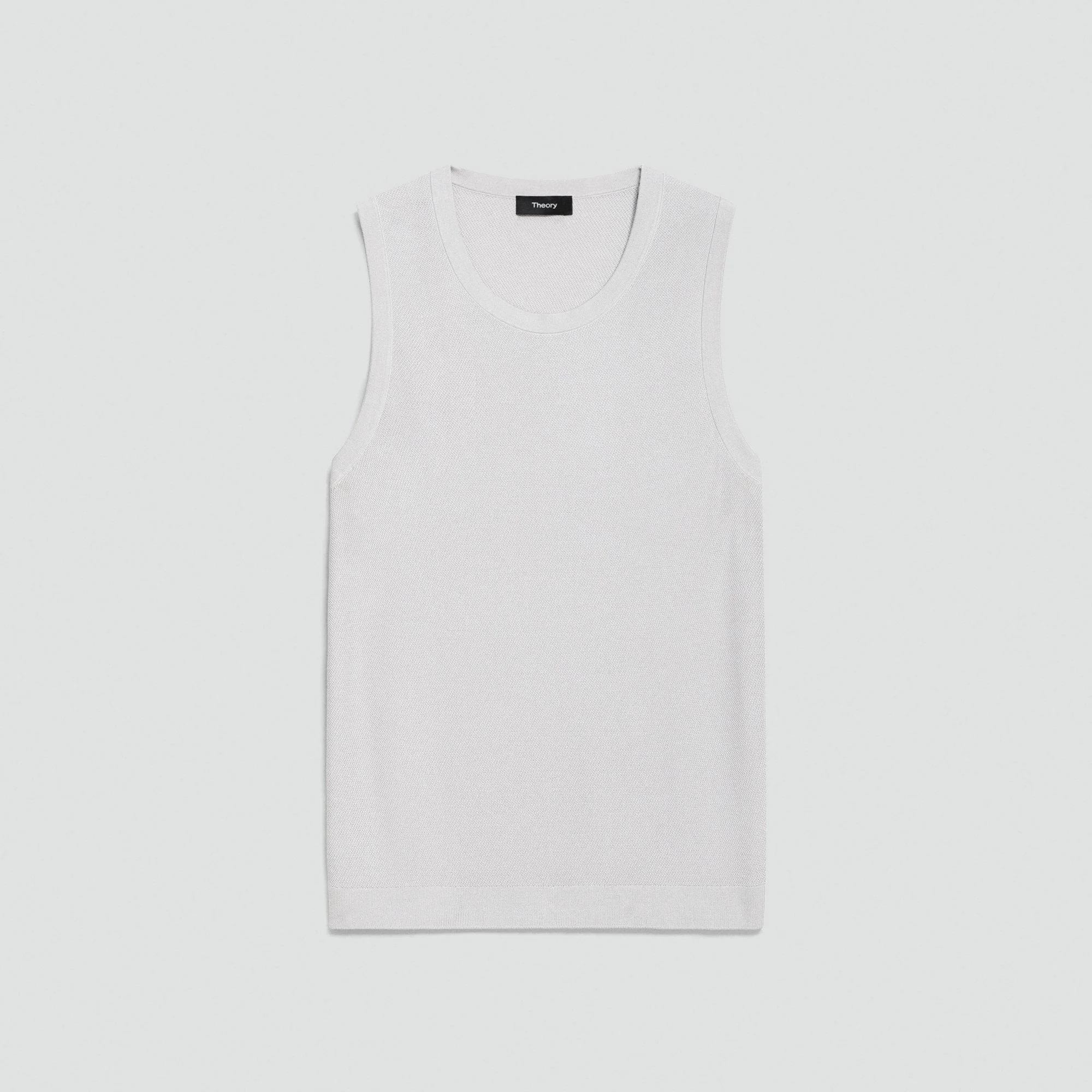 Textured Tank Top in Silk-Cotton - 1