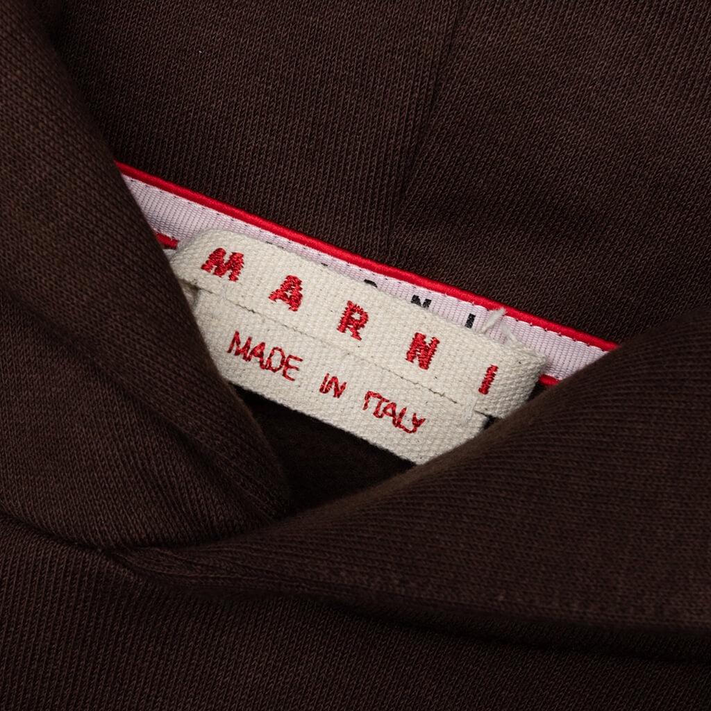 LAYERED HOODED SWEATSHIRT - CACAO - 6
