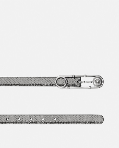 VERSACE Safety Pin Metallic Belt 2 cm outlook