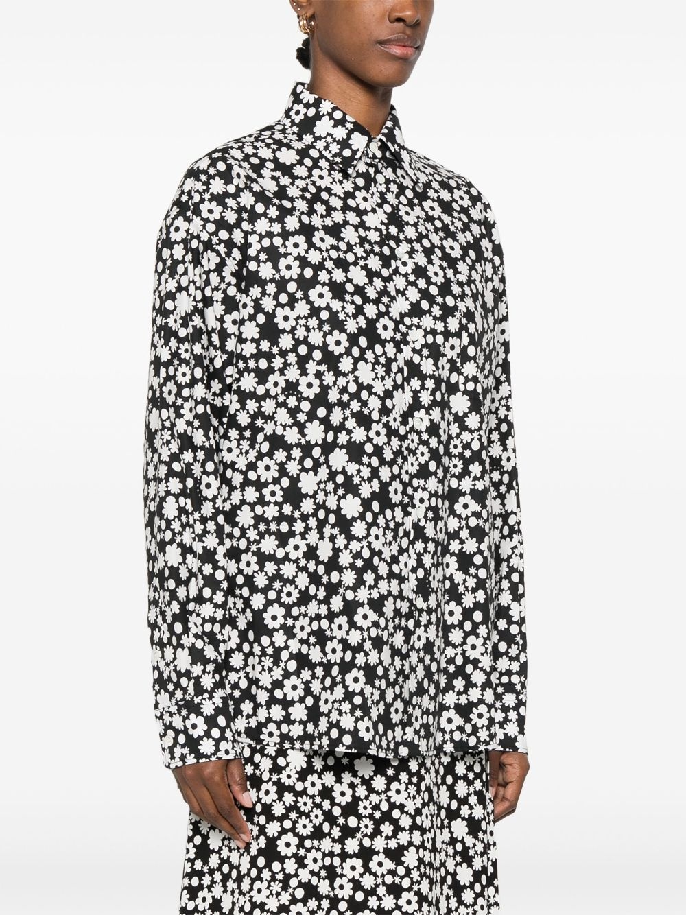 floral-print shirt - 6