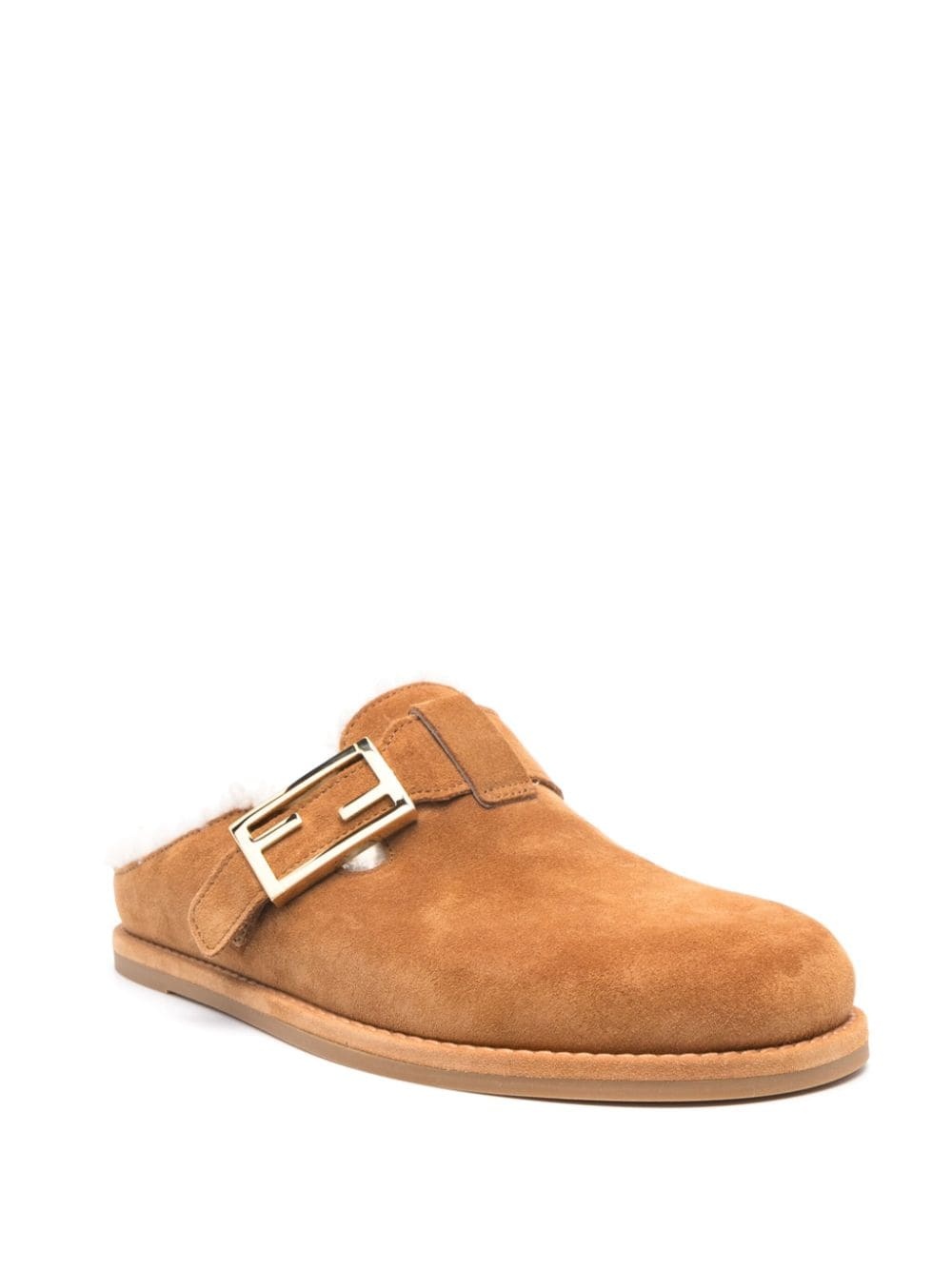 Fendi Feel suede slippers - 2