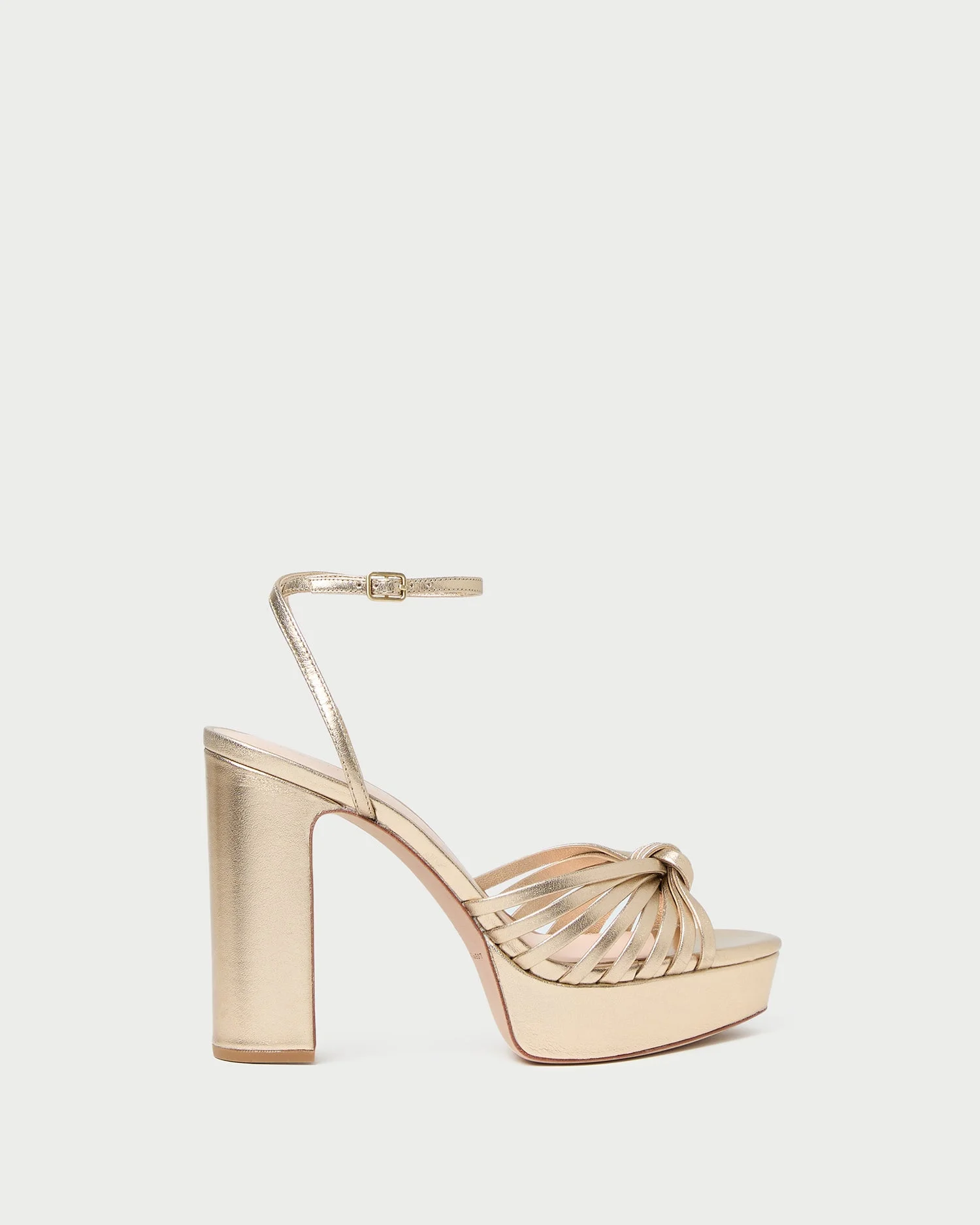 Rivka Champagne Knot Platform Sandal - 1