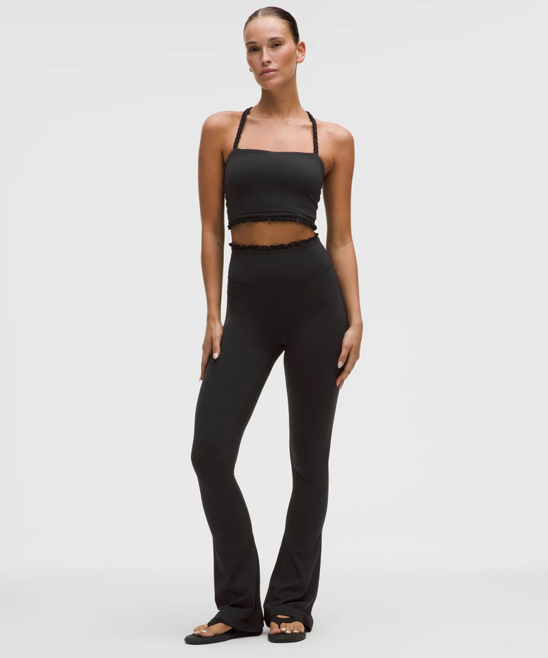 Nulu Ruffle-Trim Cropped Tank Top 3